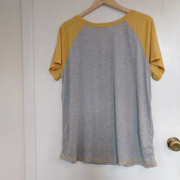 Back Roads & Country Music Ringer Tee T-shirt Pickup Truck Wanderer 2XL - Picture 4 of 5